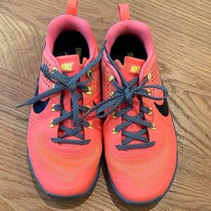 Nike Women’s Bright Orange and Black Sneakers